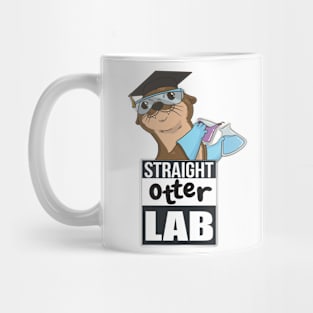 Cute Otter Graduation Lab Tech Mug